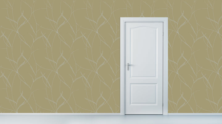 Halton Golden Grid Wallpaper 91295