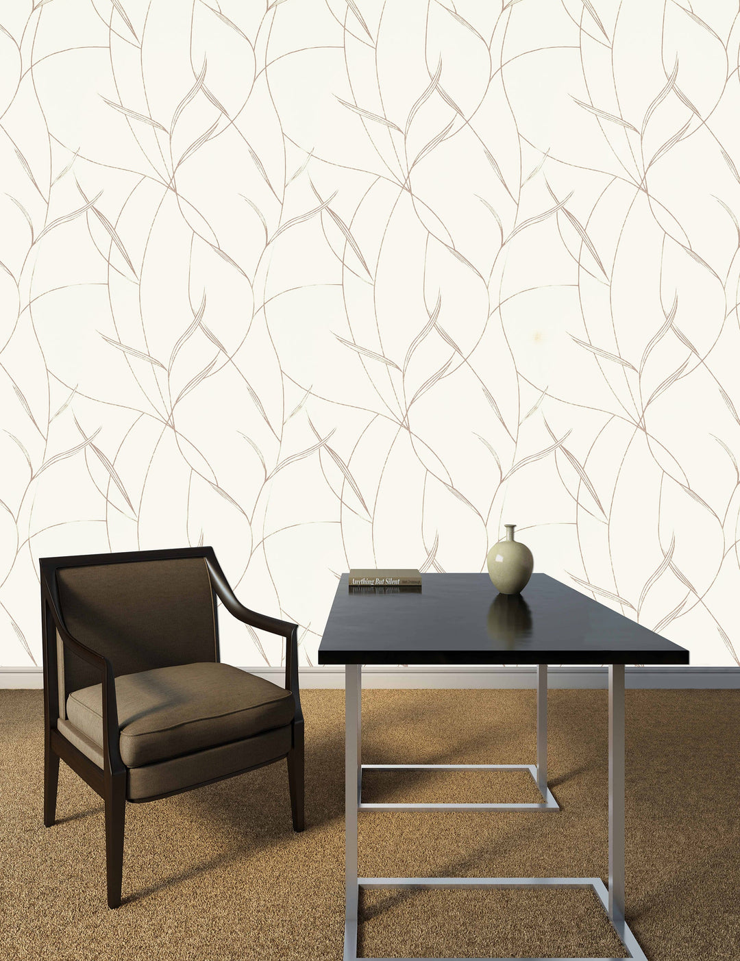 Halton Pearl Trellis Wallpaper 91296