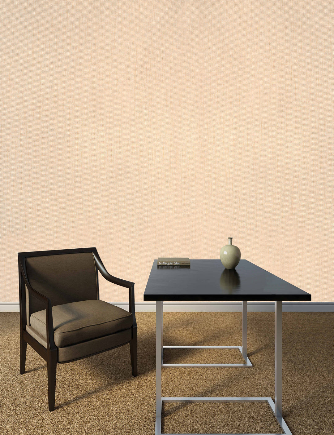 Halton Apricot Cream Wallpaper 91517