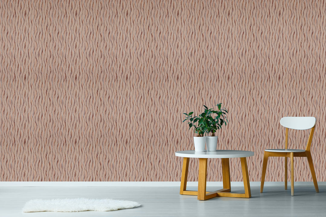 Hastings Mocha Thread Wallpaper 326-46