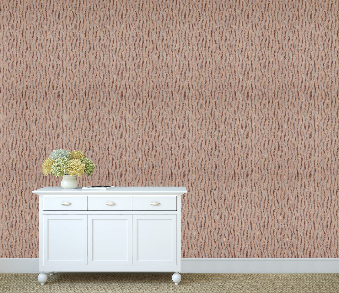 Hastings Mocha Thread Wallpaper 326-46