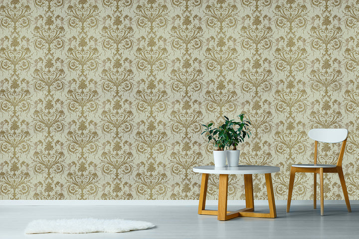 Hastings Classic Floral Cream Wallpaper 8333-33T