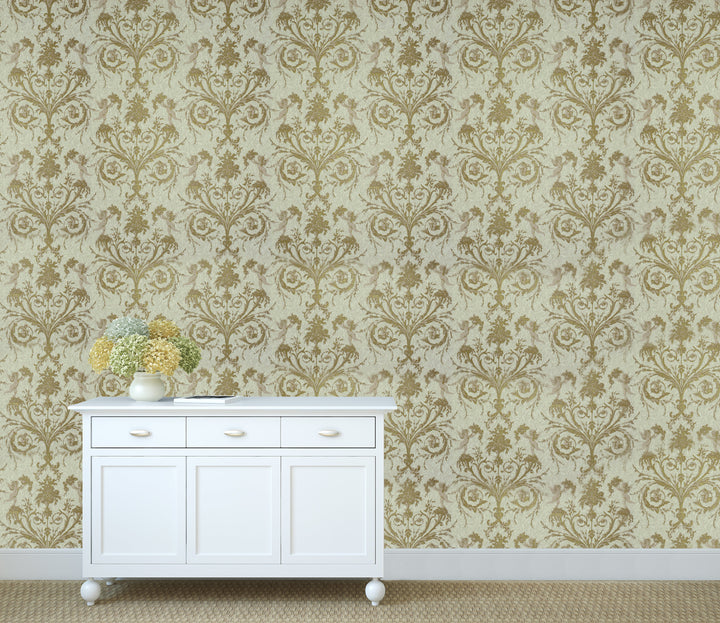 Hastings Classic Floral Cream Wallpaper 8333-33T