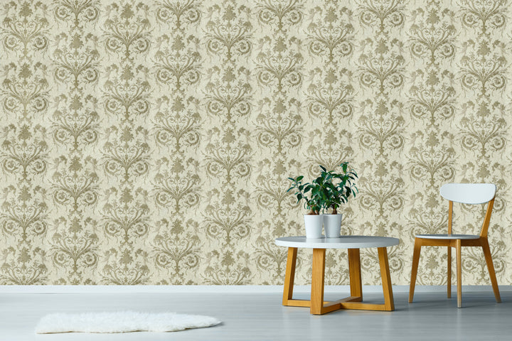 Hastings Classic Floral Linen Wallpaper 8333-36T