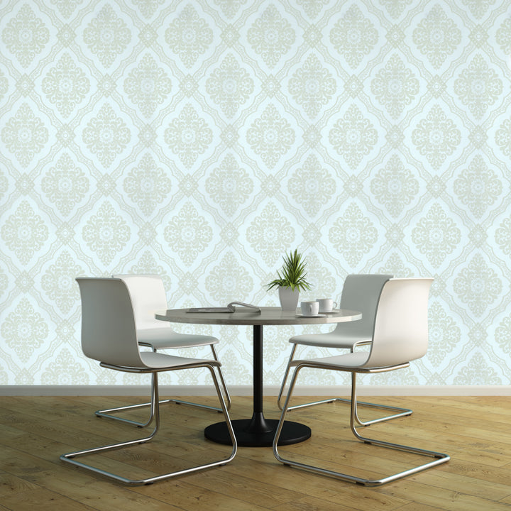 Holborn Mint Deco Wallpaper L110301