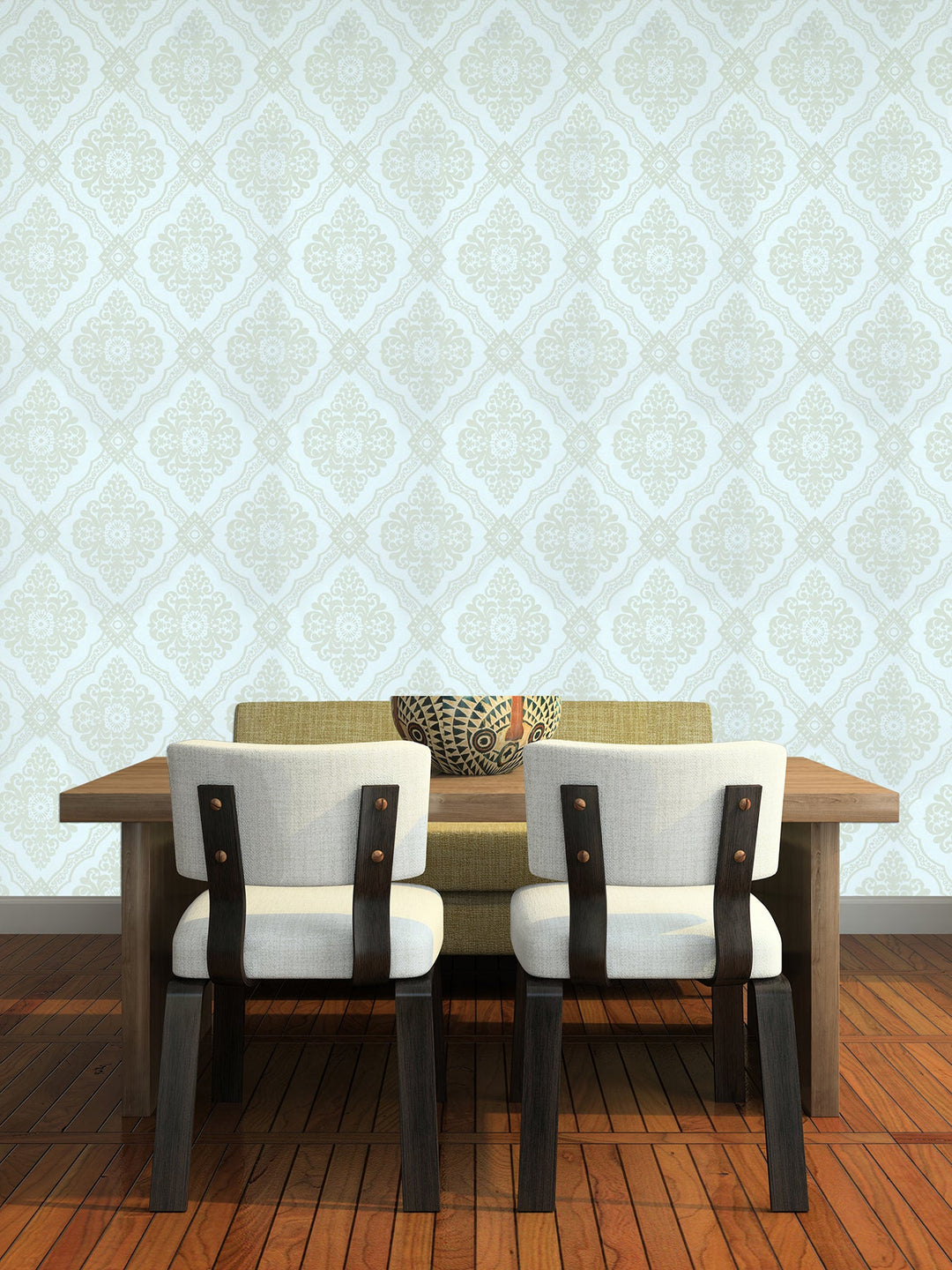 Holborn Mint Deco Wallpaper L110301