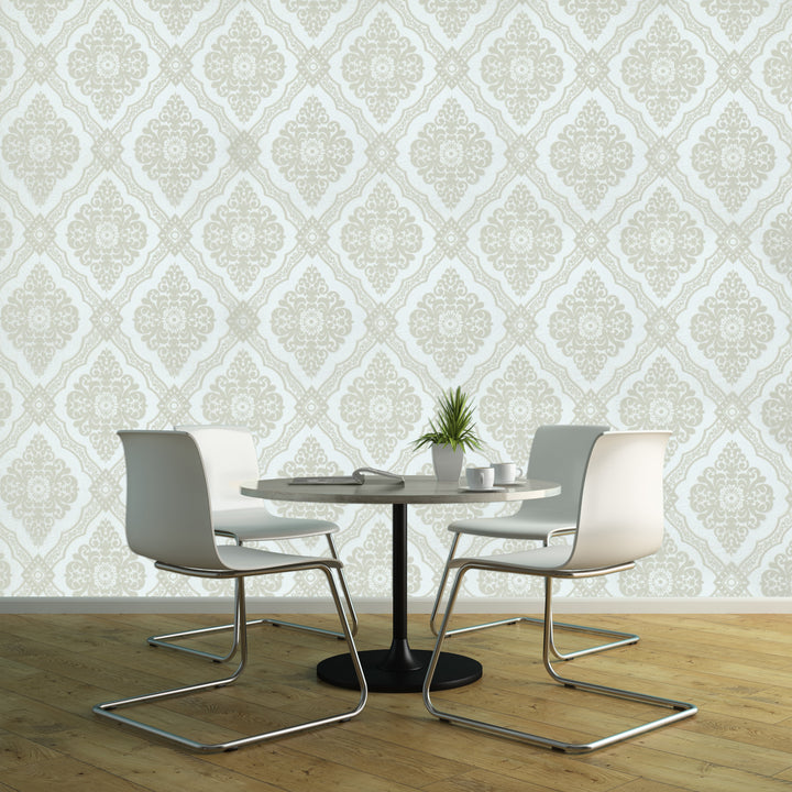 Holborn Cream Deco Wallpaper L110302