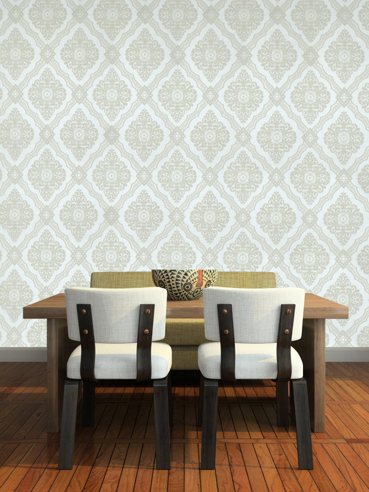 Holborn Cream Deco Wallpaper L110302