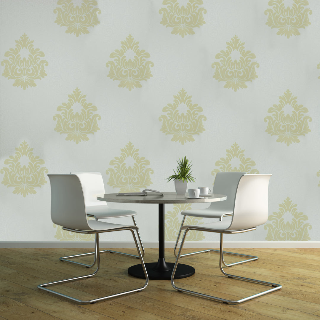 Holborn Aqua Motif Wallpaper L110603