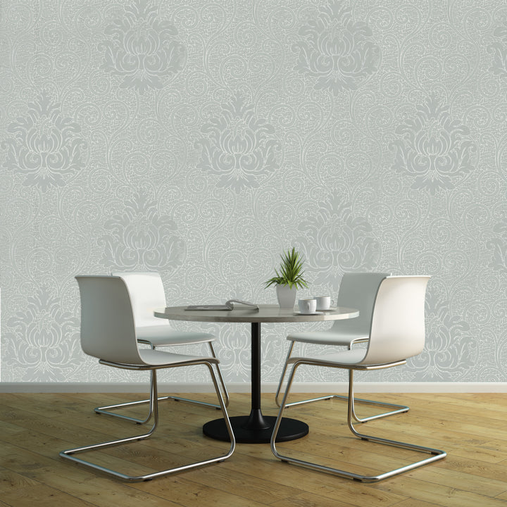 Holborn Ash Grey Wallpaper L110606