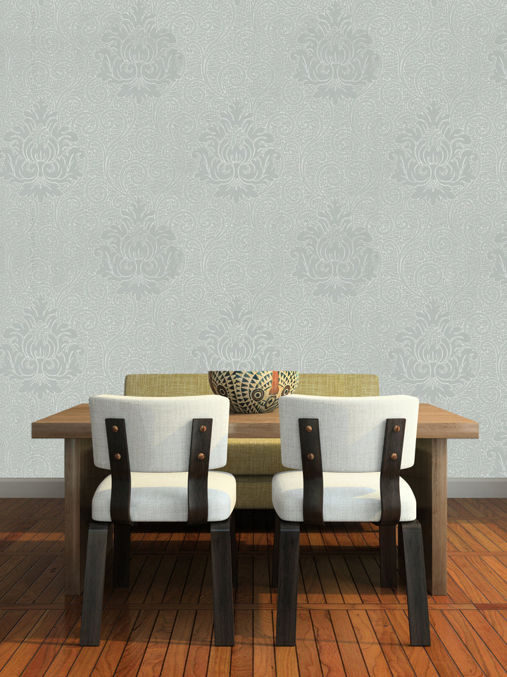 Holborn Ash Grey Wallpaper L110606