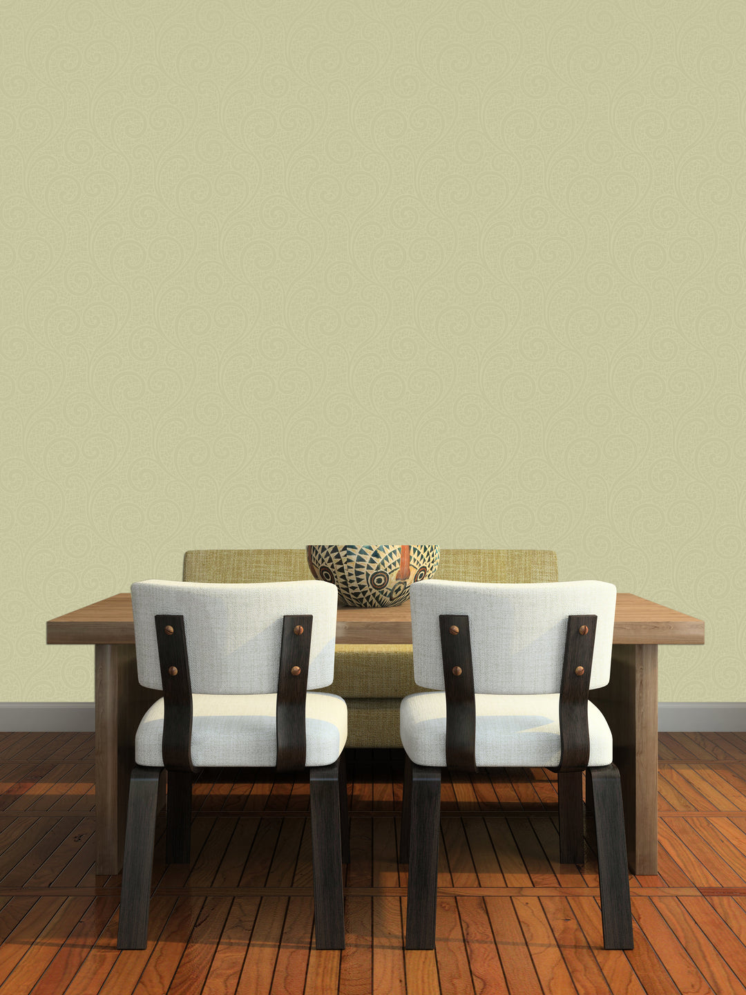 Holborn Chalk Beige Wallpaper L110705