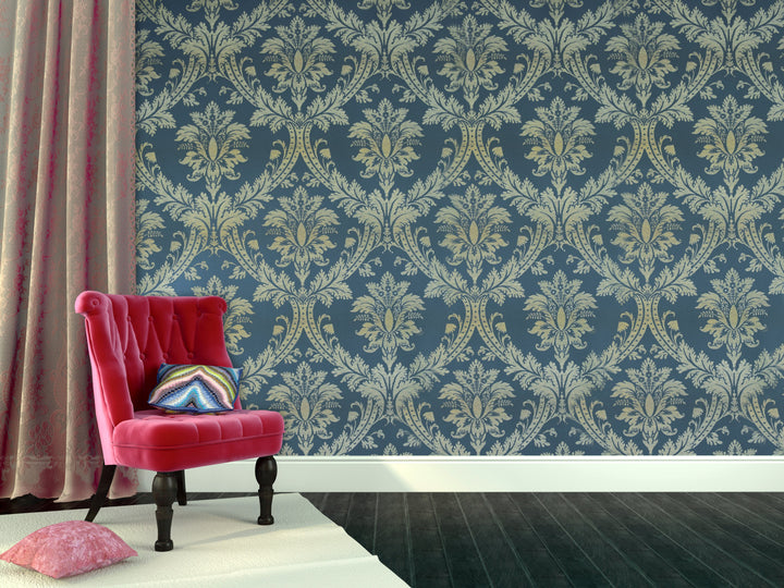 Hyde Park 29 Ocean Trellis Wallpaper Sk104-41021