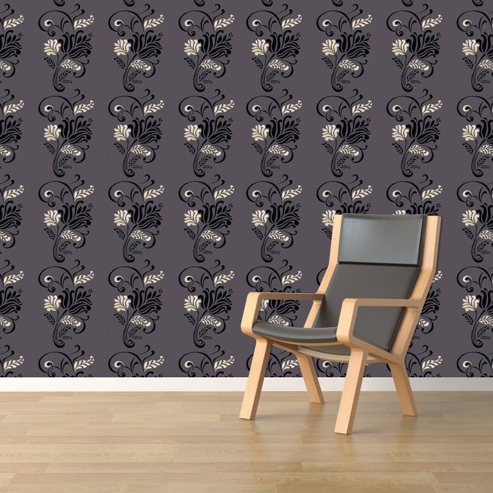 Hyde Park Ql Ruby Baroque Wallpaper Skg00189