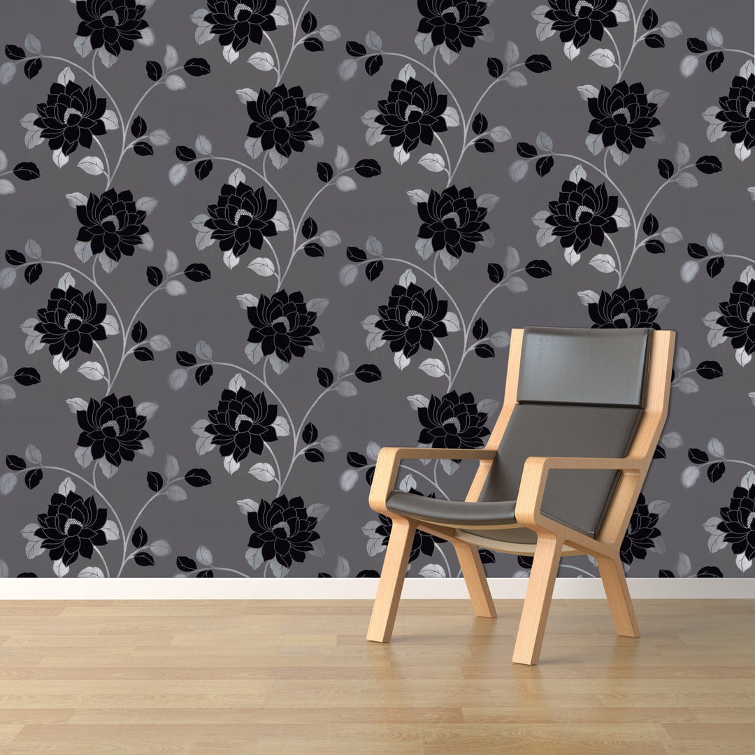 Hyde Park Ql Snow Petal Wallpaper Skg00252