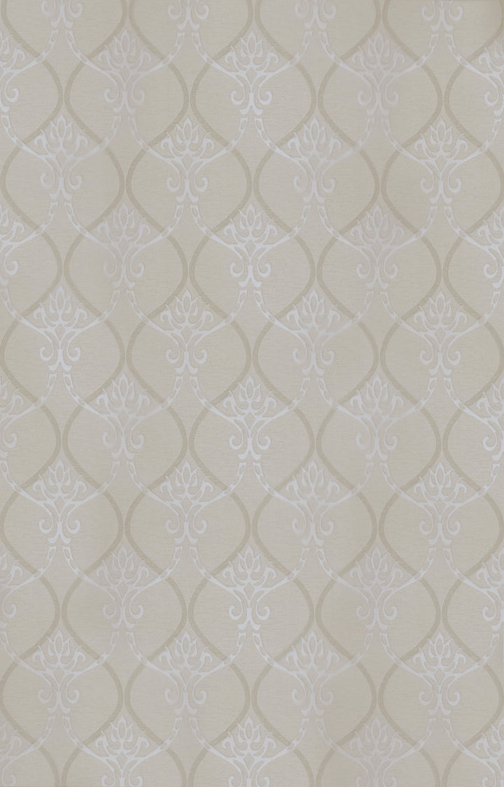 Kensington Pearl Damask Wallpaper Ke5114