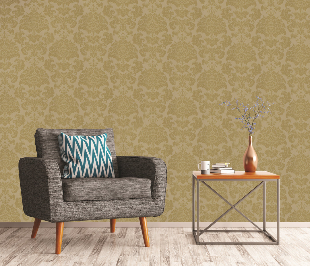 Kensington Vanilla Striped Wallpaper Ke4113