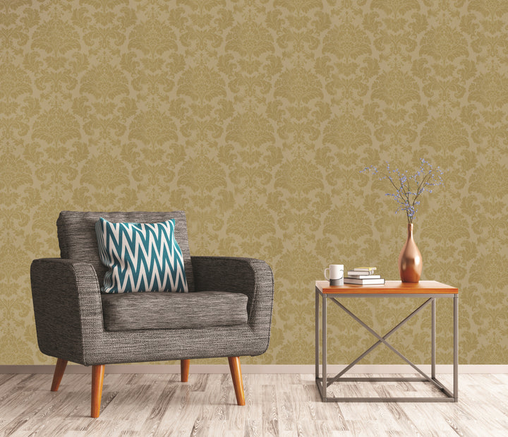 Kensington Vanilla Striped Wallpaper Ke4113