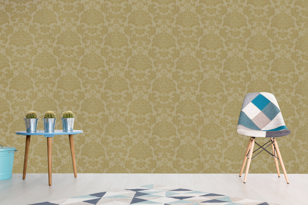 Kensington Vanilla Striped Wallpaper Ke4113