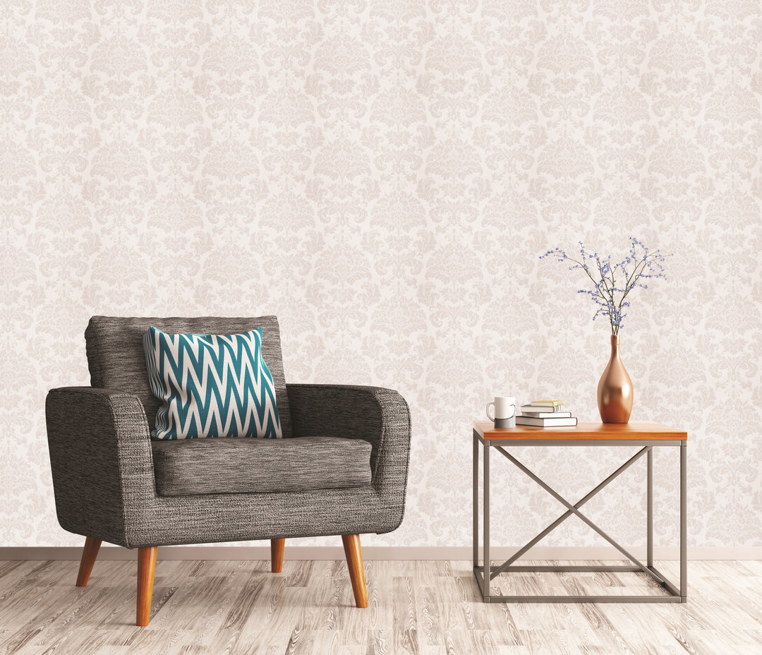 Kensington Ivory Geometric Wallpaper Ke4116