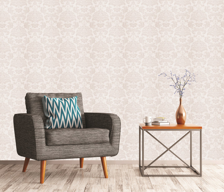 Kensington Ivory Geometric Wallpaper Ke4116