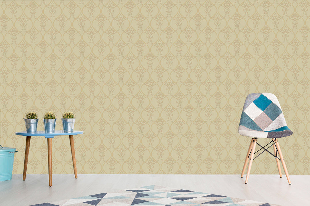 Kensington Vanilla Striped Wallpaper Ke5113