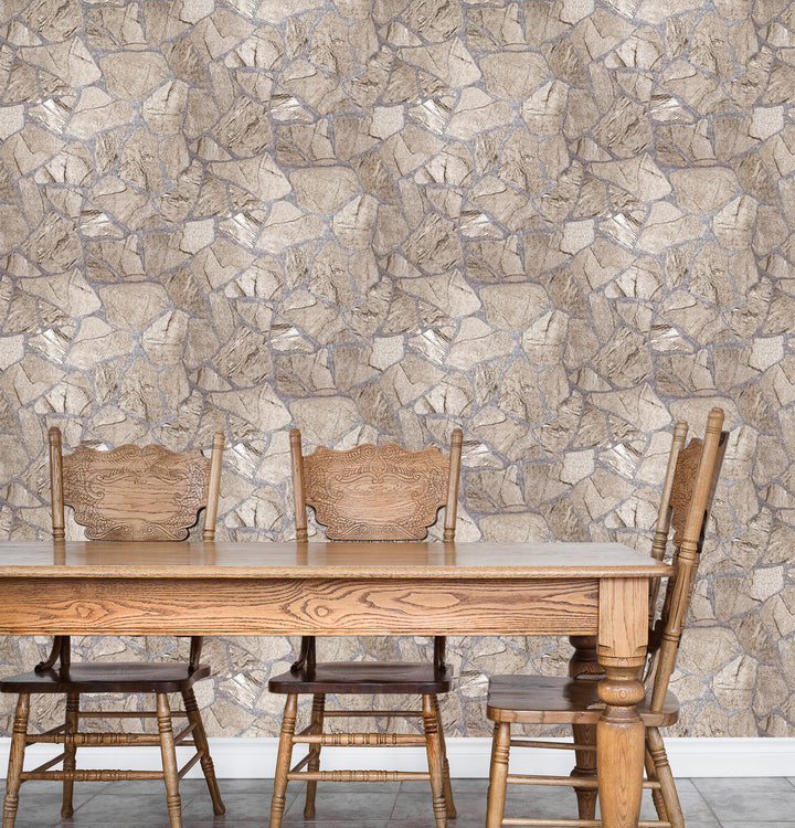 Kent B Marble Taupe Wallpaper Sk22162