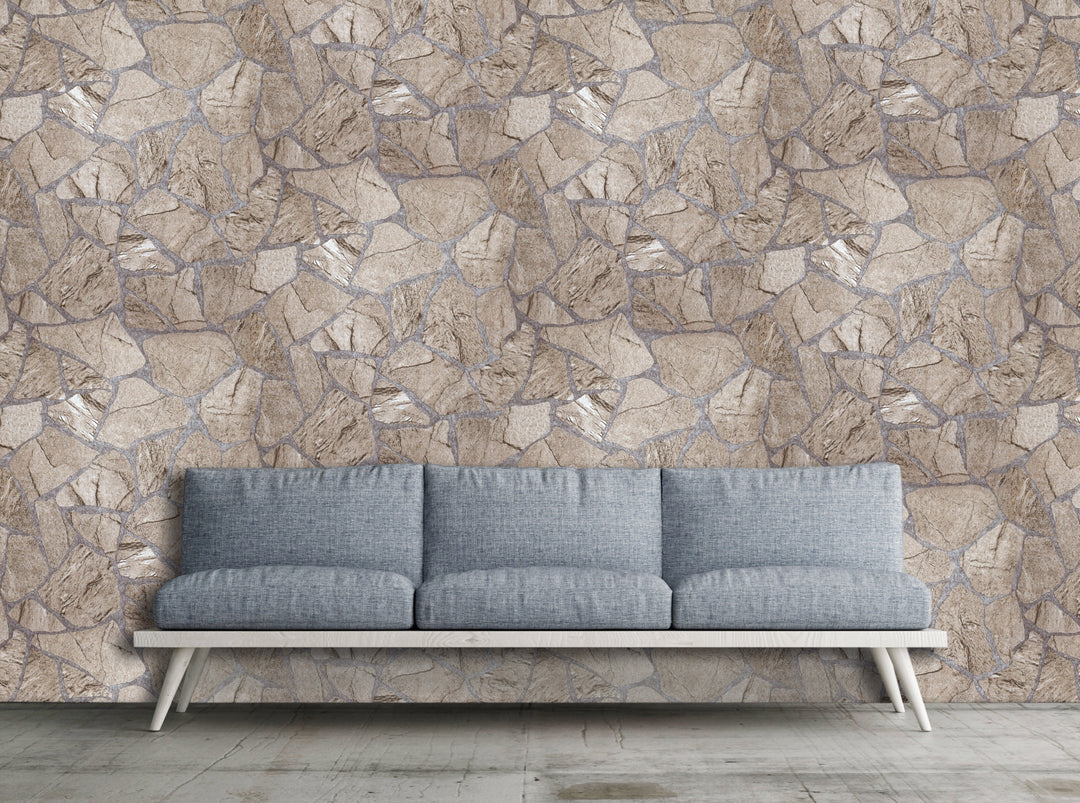 Kent B Marble Taupe Wallpaper Sk22162