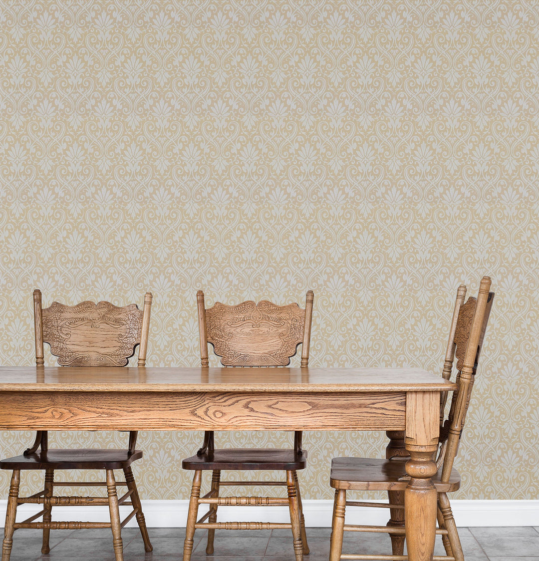 Kent B Sandy Taupe Wallpaper Sk8741