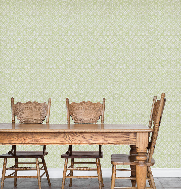 Kent B Pale Pistachio Wallpaper Sk8742