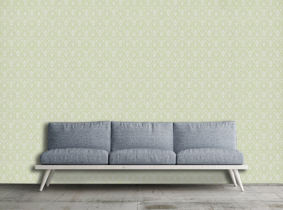 Kent B Pale Pistachio Wallpaper Sk8742