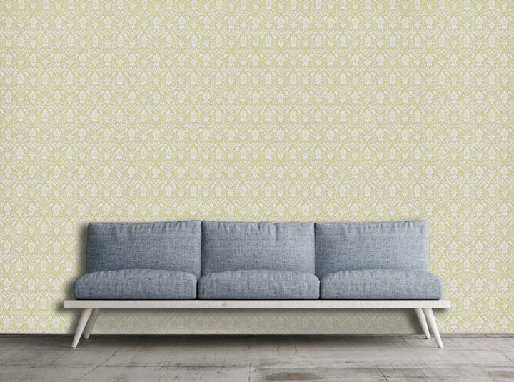 Kent B Soft Beige Wallpaper Sk8747