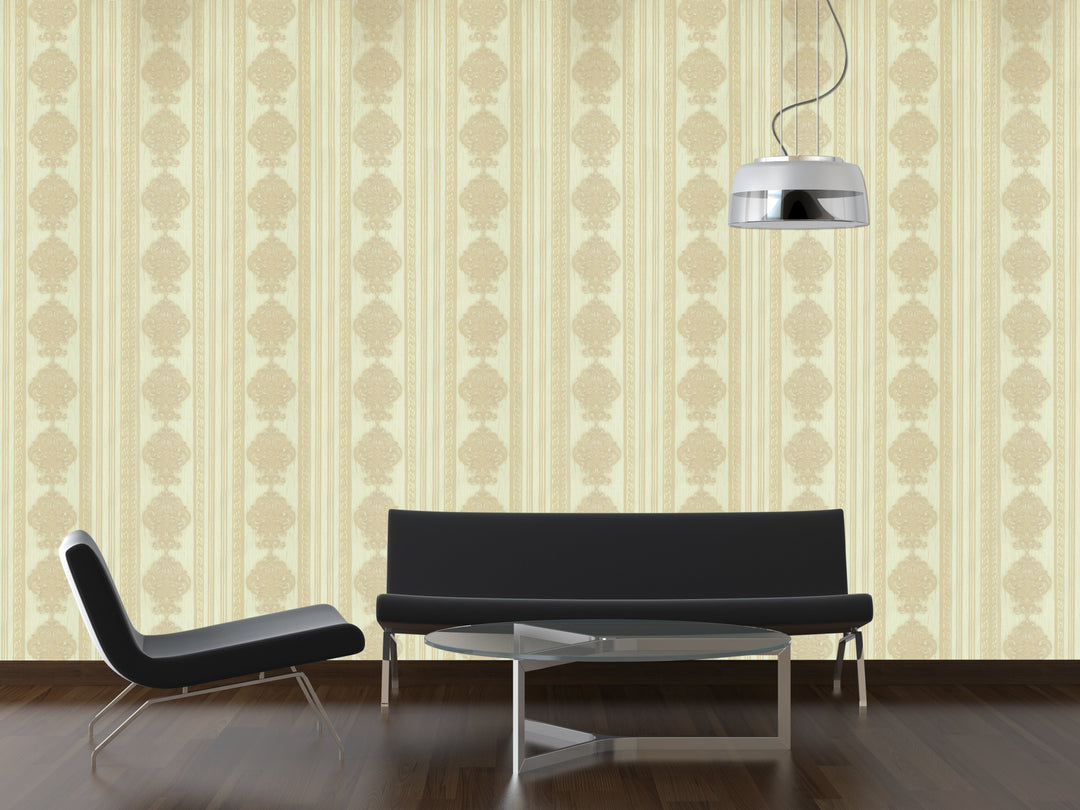 King Alfred A Gold Panel Wallpaper Sk0233-01