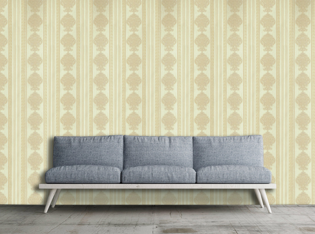 King Alfred A Gold Panel Wallpaper Sk0233-01