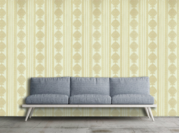 King Alfred A Buff Panel Wallpaper Sk0233-02
