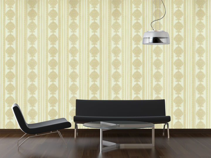 King Alfred A Buff Panel Wallpaper Sk0233-02