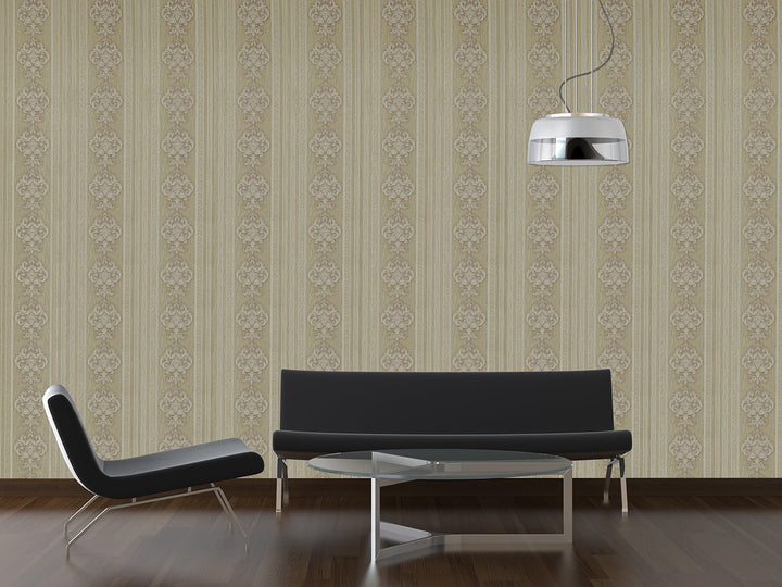 King Alfred A Walnut Panel Wallpaper Sk0233-06