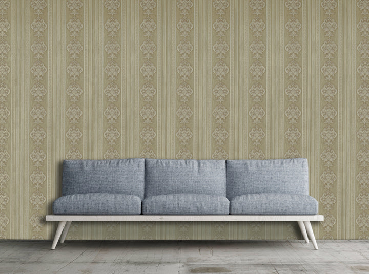 King Alfred A Walnut Panel Wallpaper Sk0233-06