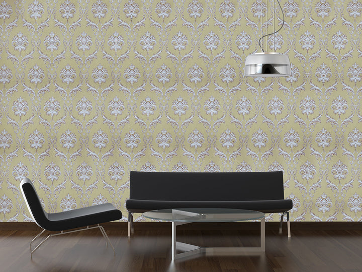 King Alfred A Lilac Damask Wallpaper Sk9432-05