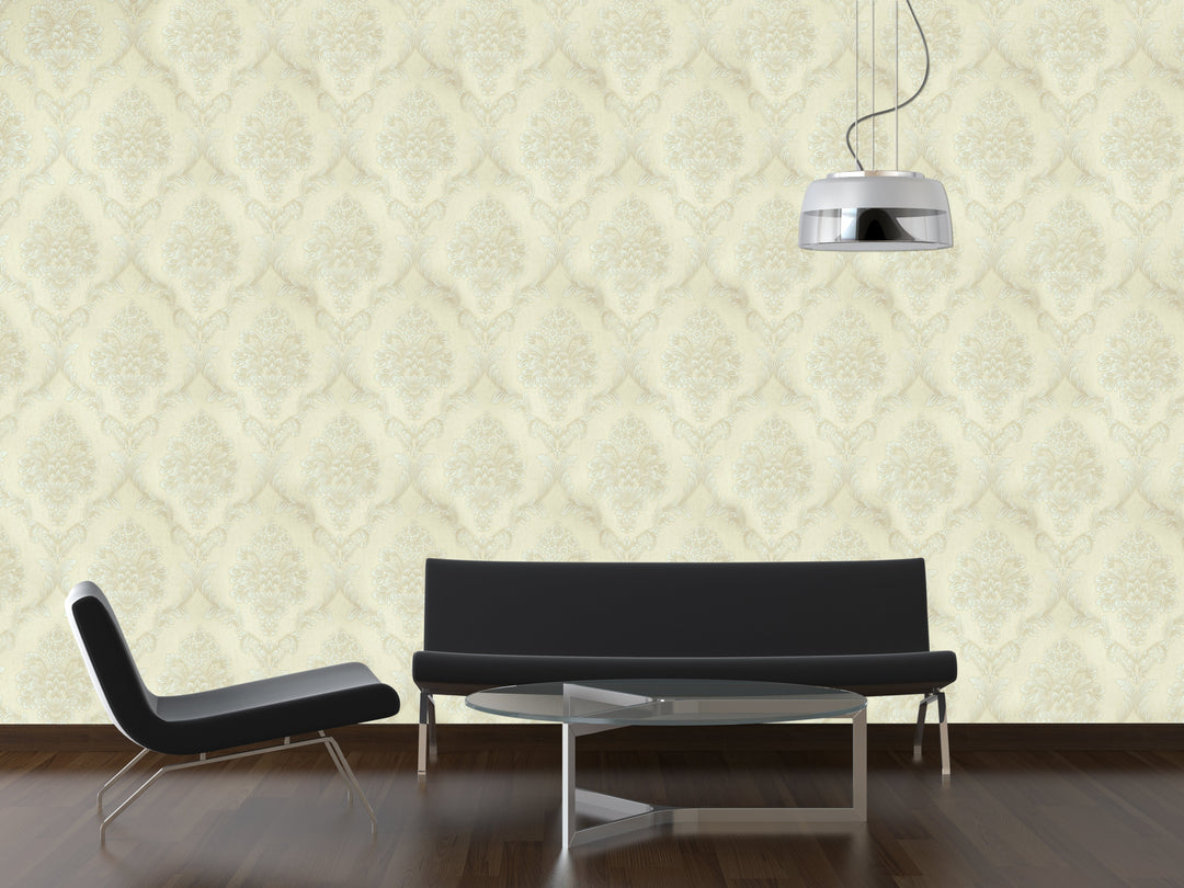 King Alfred A Pearl Damask Wallpaper Sk9468-03