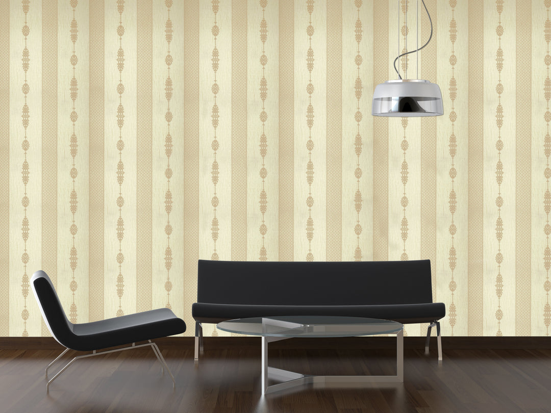 King Alfred A Stone Stripe Wallpaper Sk9983-02
