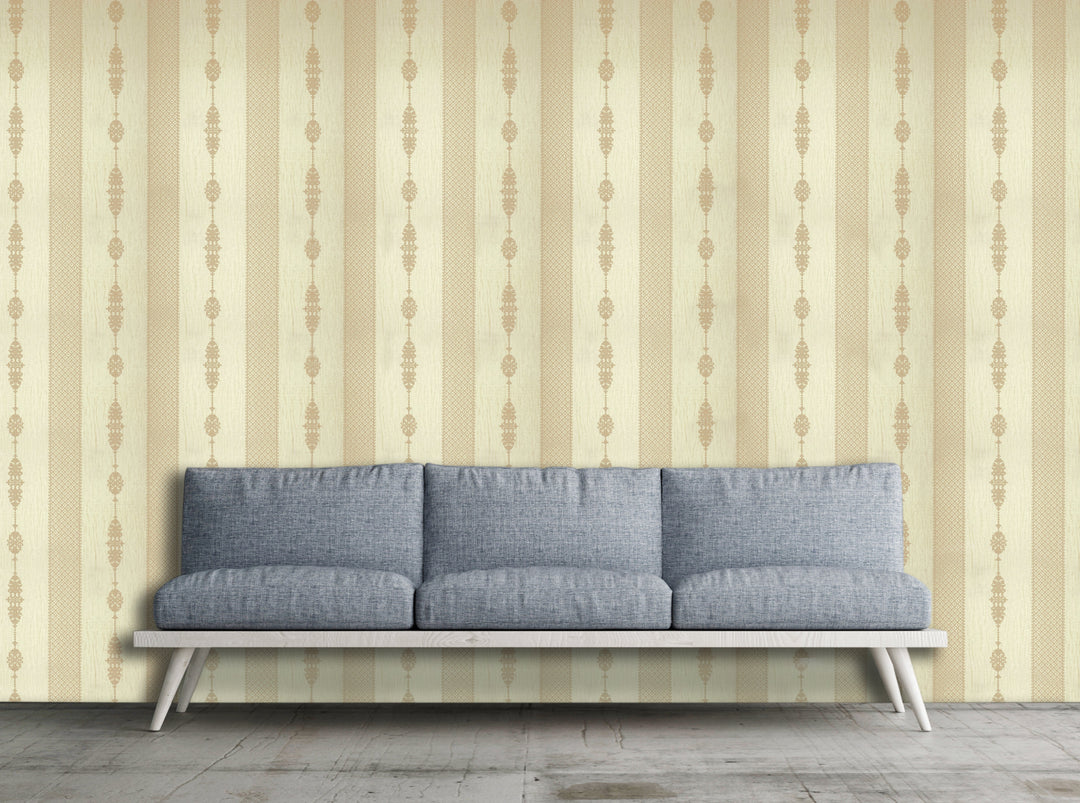 King Alfred A Stone Stripe Wallpaper Sk9983-02