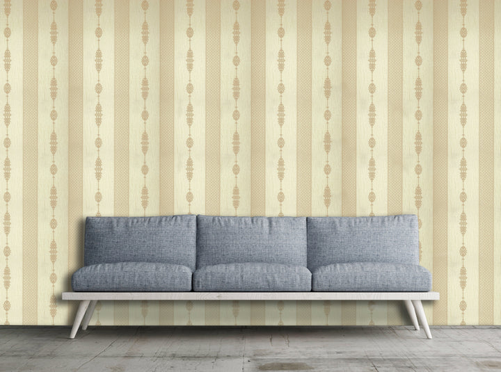 King Alfred A Stone Stripe Wallpaper Sk9983-02