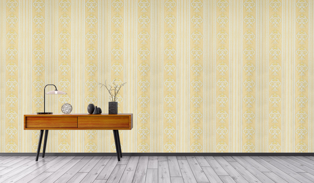 King Alfred B Wheat Stripe Wallpaper Sk0233-10