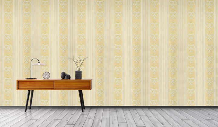 King Alfred B Wheat Stripe Wallpaper Sk0233-10