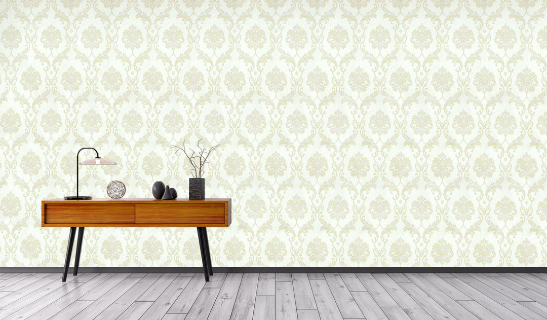 King Alfred B White Regal Wallpaper Sk9432-08
