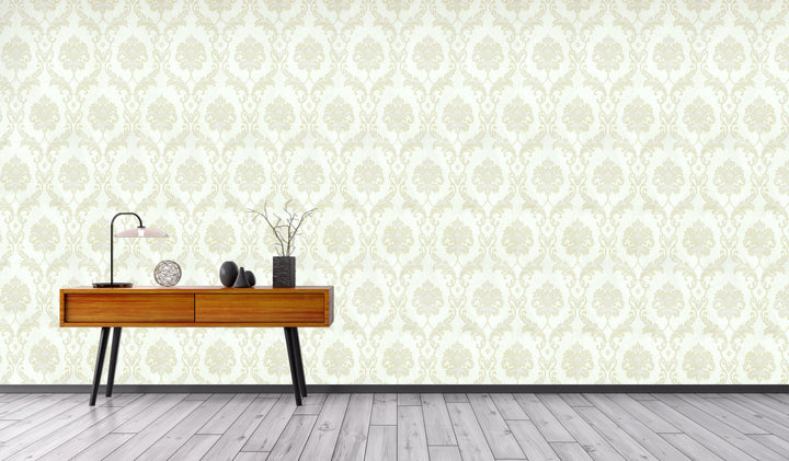 King Alfred B White Regal Wallpaper Sk9432-08