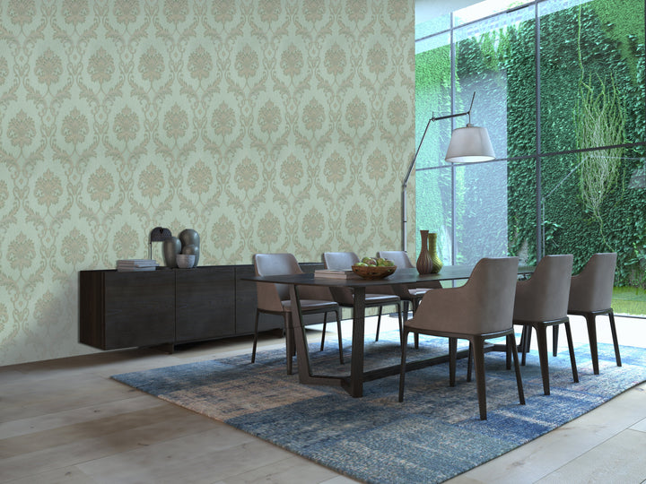 King Alfred B Emerald Regal Wallpaper Sk9432-12