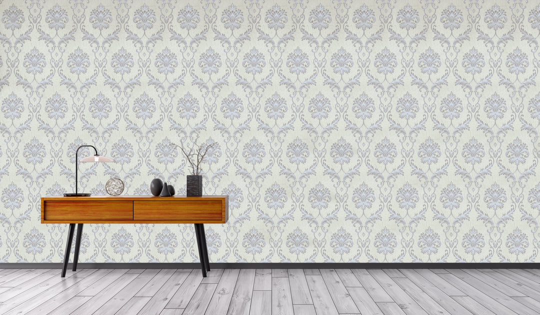 King Alfred B Silver Regal Wallpaper Sk9432-13