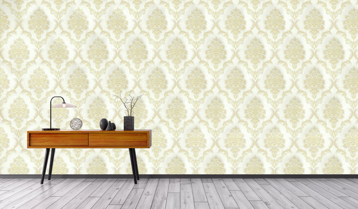 King Alfred B Vanilla Motif Wallpaper Sk9468-08